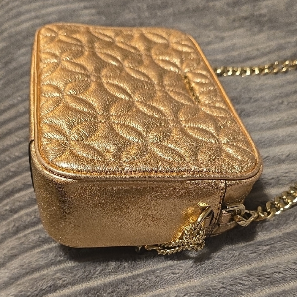 Michael Kors Metallic Rose Crossbody Bag - Picture 10 of 16